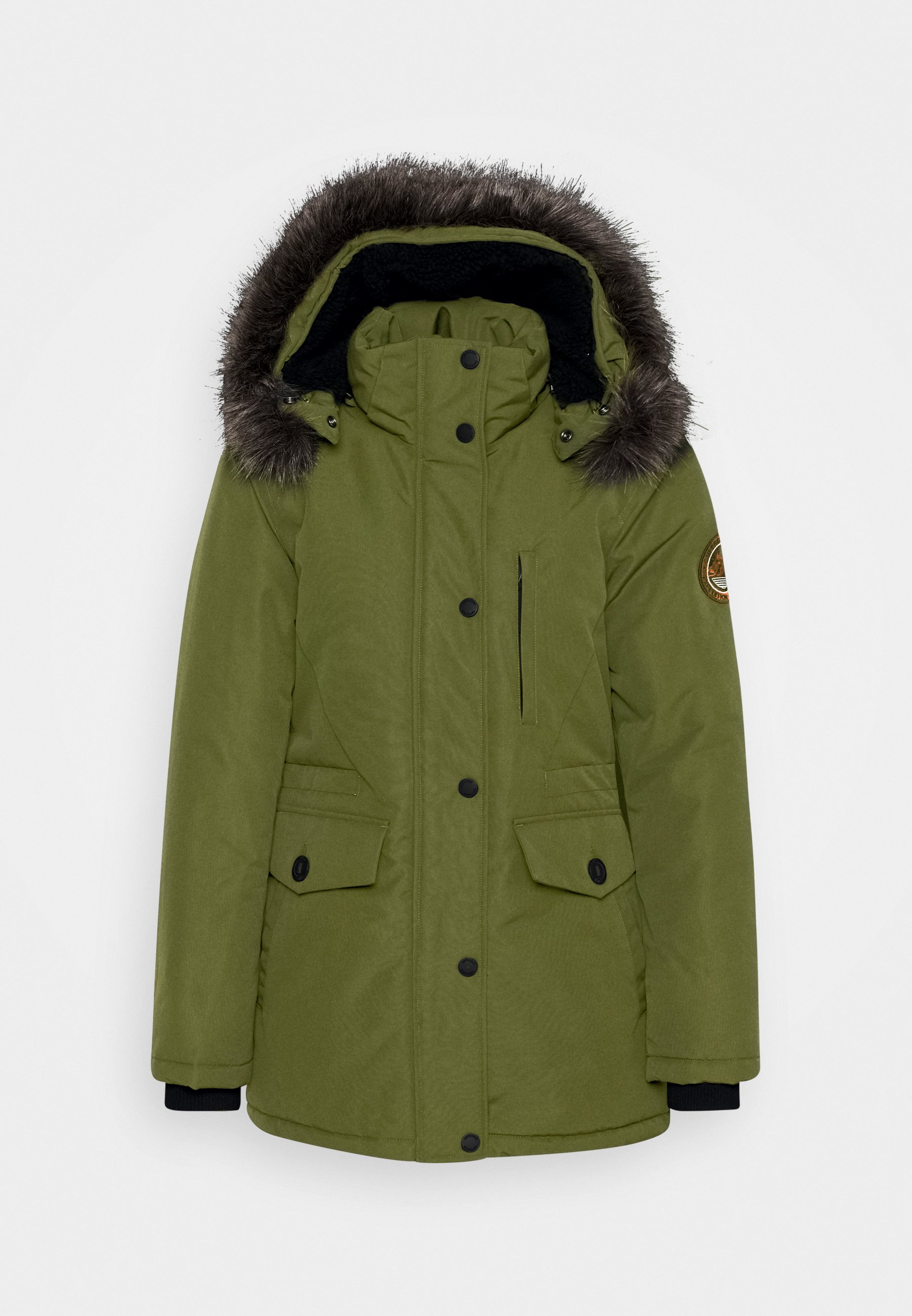 Superdry EVEREST Talvitakki army khaki Zalando.fi Superdry EVEREST Talvitakki deep berry Zalando.fi