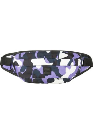 URBAN CLASSICS CAMO SHOULDER BAG - Ledvinka - ultraviolet camo