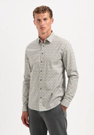 PRINTED - Overhemd - taupe
