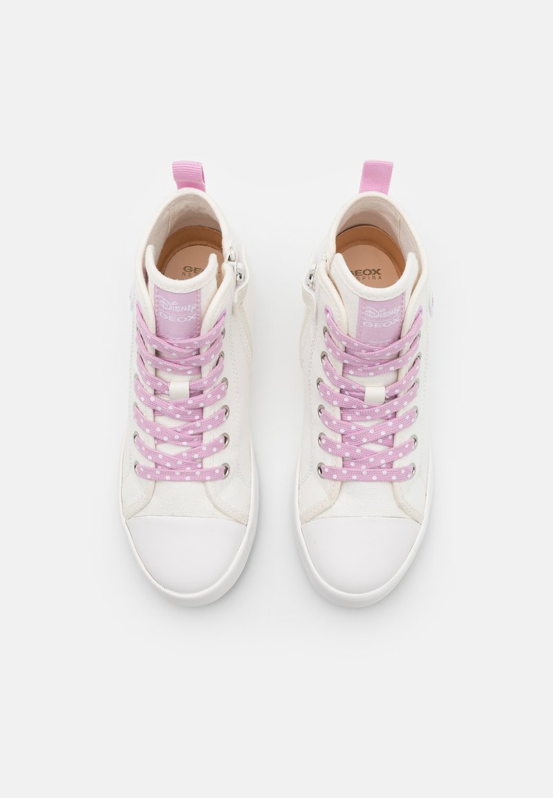 Kinder Sneaker low | Geox JR CIAK GIRL Sneaker high offwhite/pink/offwhite - LR15752 Kinder Sneaker low | Geox JR CIAK GIRL Sneaker high offwhite/pink/offwhite - LR15752