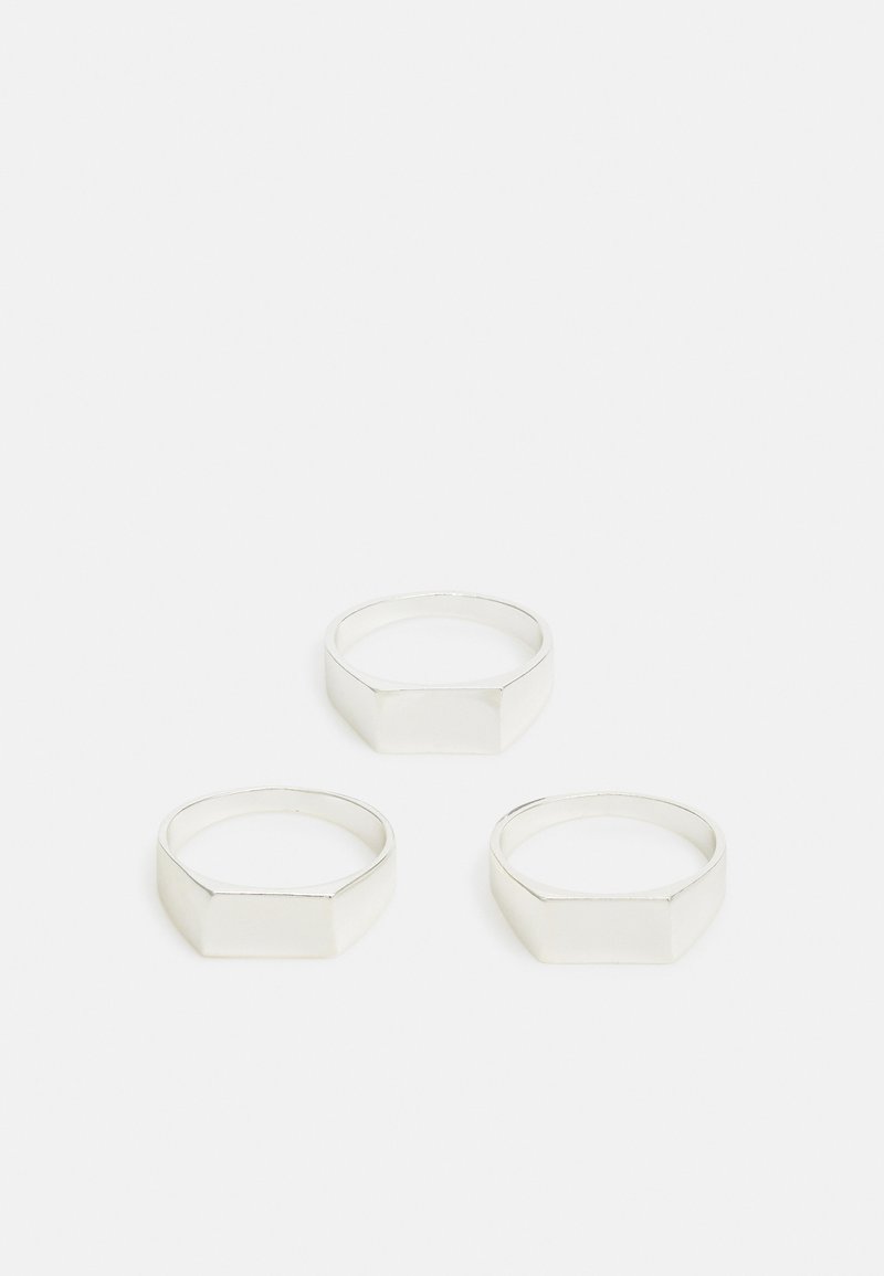 Only & Sons ONSCALVIN RING UNISEX 3 PACK - Δαχτυλίδι - silver-coloured