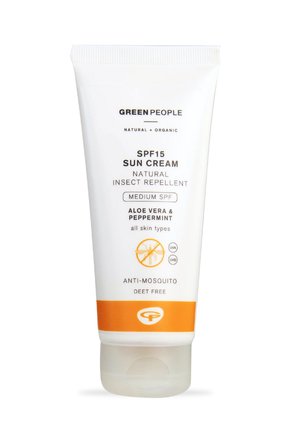 SPF15 SONNENCREME MIT INSEKTENSCHUTZ - Sun protection - white