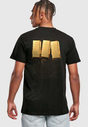 Mister Tee GOLDEN CARAMEL - T-shirts med print - black