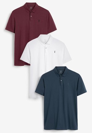 THREE PACK - Piké - blue