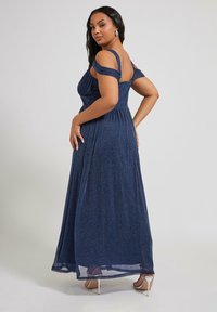 Yours Clothing COLD SHOULDER  - Vestido de fiesta - navy