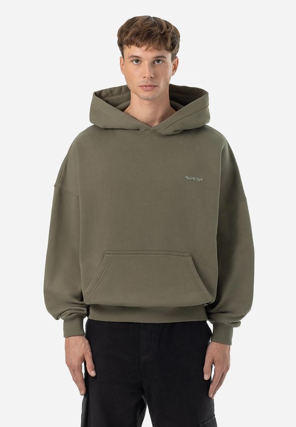 PIEDRO BOXY - Sweatshirt - washed faded olive
