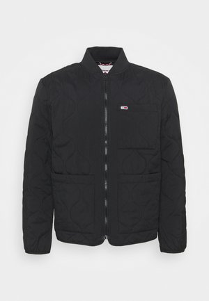 QUILTED LINER JACKET - Giubbotto Bomber - black