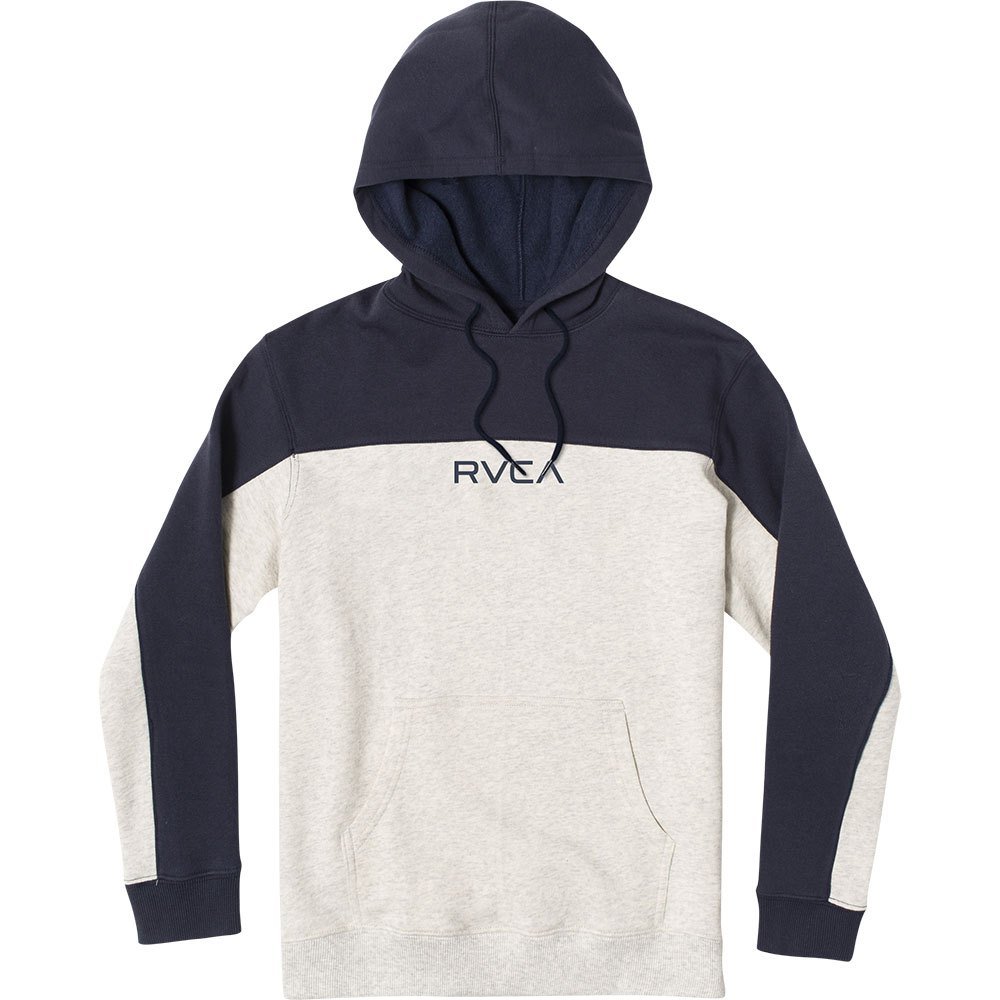 RVCA Sudadera con cremallera - grey melange / blue/blanco - Zalando.es