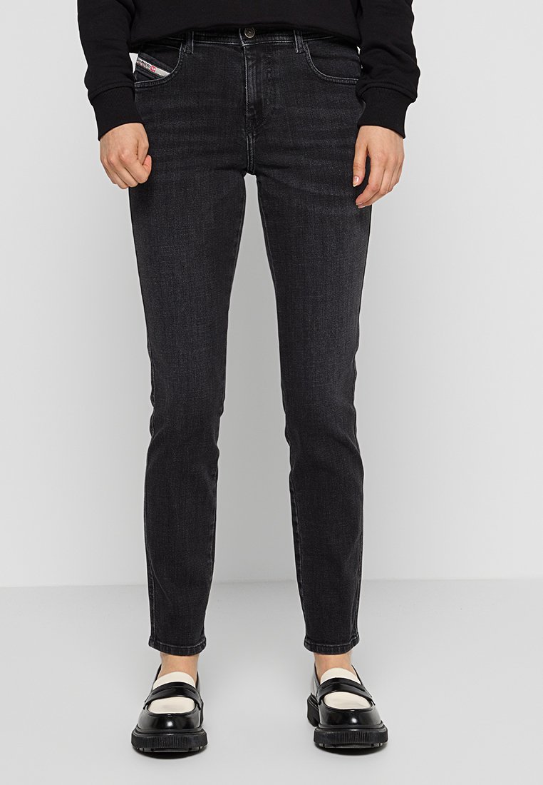 Diesel Jeans Skinny Fit donkergrijs