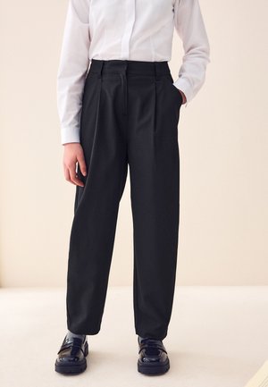 REGULAR FIT - BARREL LEG - Pantaloni - black