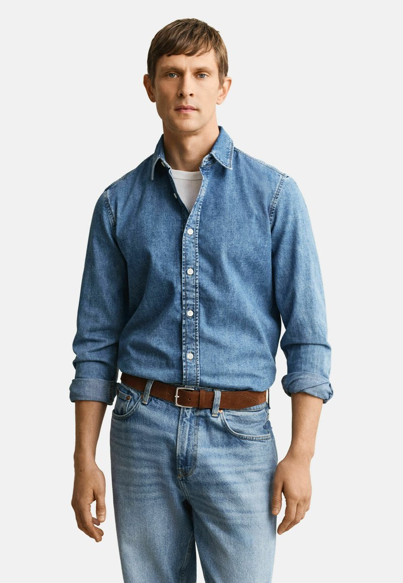 GANT Košile - semi light blue worn in