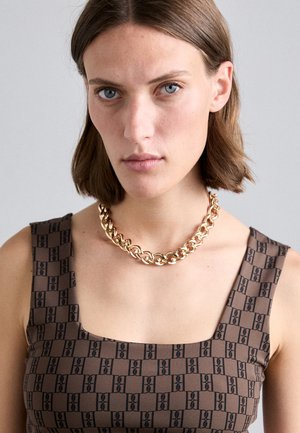 WISHBONE CHAIN NECKLACE - Κολιέ - gold-coloured