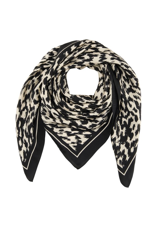 AMY - Schal - schwarz weiss