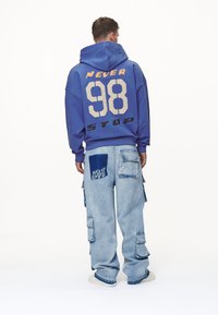 Pegador COREY BOXY JACKET - Sweatjakke - washed retro blue