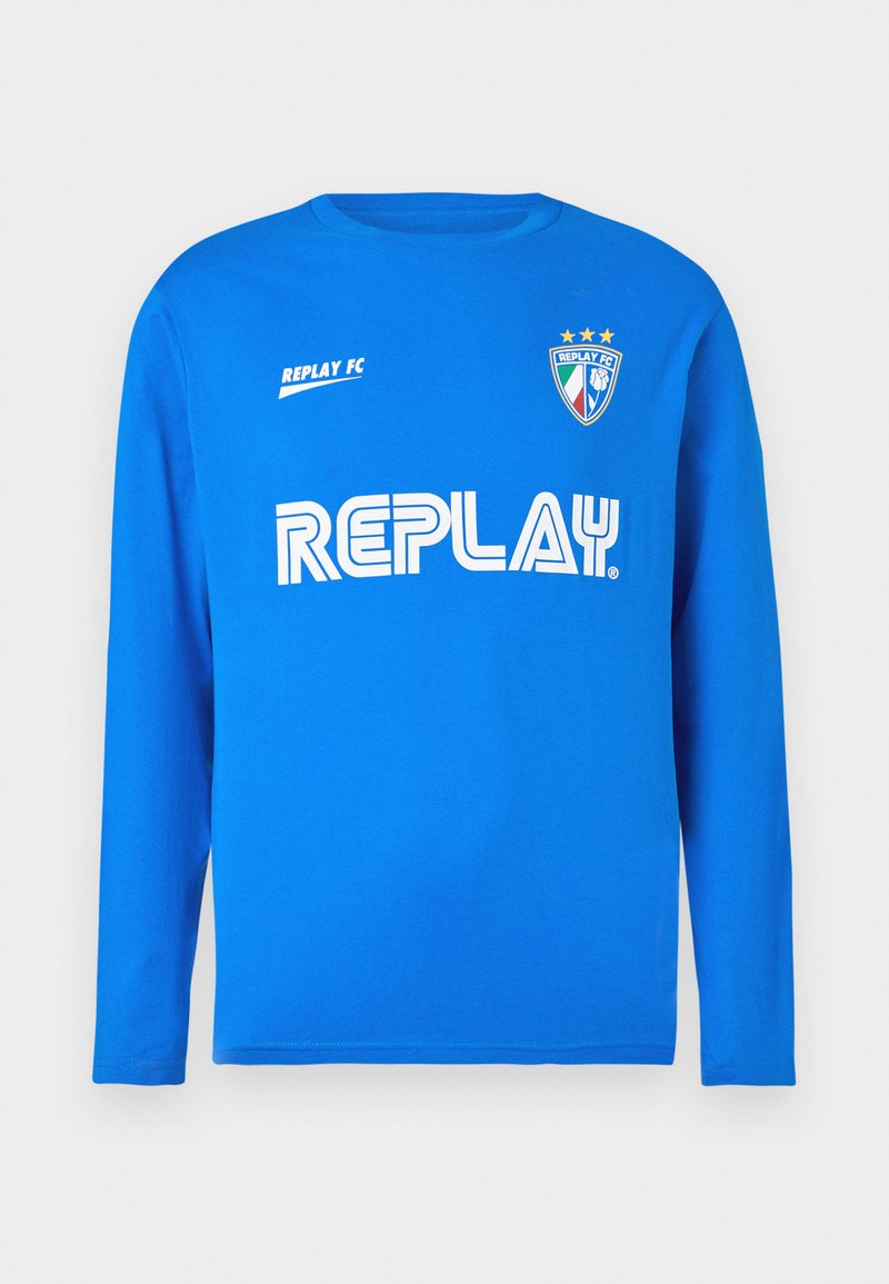Replay Longsleeve koningsblauw