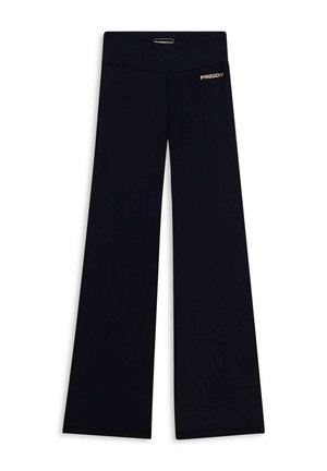 WITH HIGH WAIST AND BESOM POCKET - Leggings - black