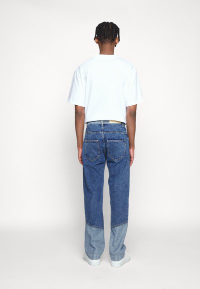 DAVID CATALAN WASHED - Τζιν Bootcut - blue