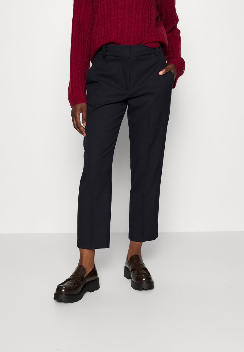 SPANX High waist flared fit pantalon van jersey met deelnaad - It Rains Fashion SPANX High waist flared fit pantalon van jersey met deelnaad - It Rains Fashion