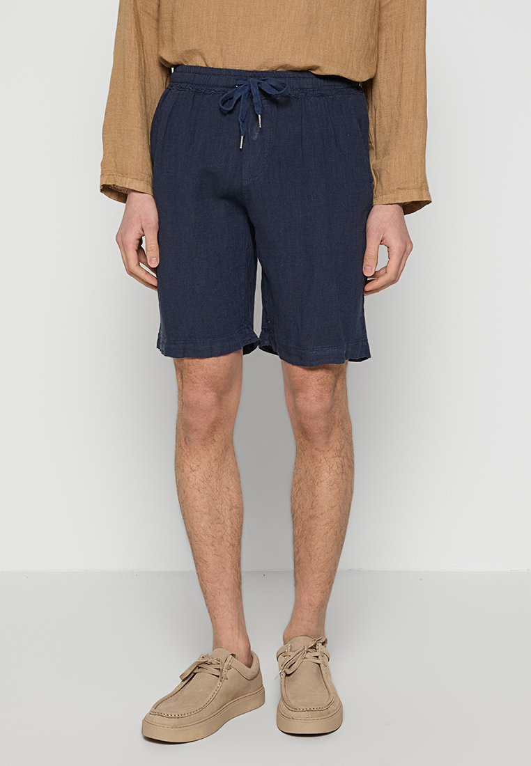 Le Monde du Lin Shorts donkerblauw Le Monde du Lin Shorts donkerblauw