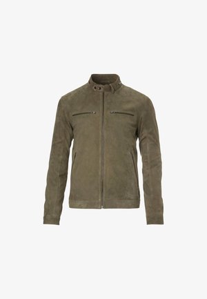 Wiesnkönig, SEBASTIAN - Lederjacke - oliv