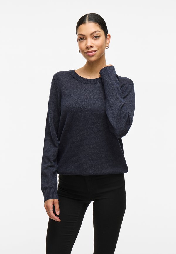 VIRIL O-NECK  - Strickpullover - total eclipse