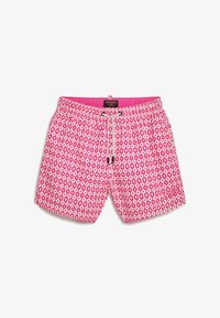 Niet geselecteerd, pink geo print