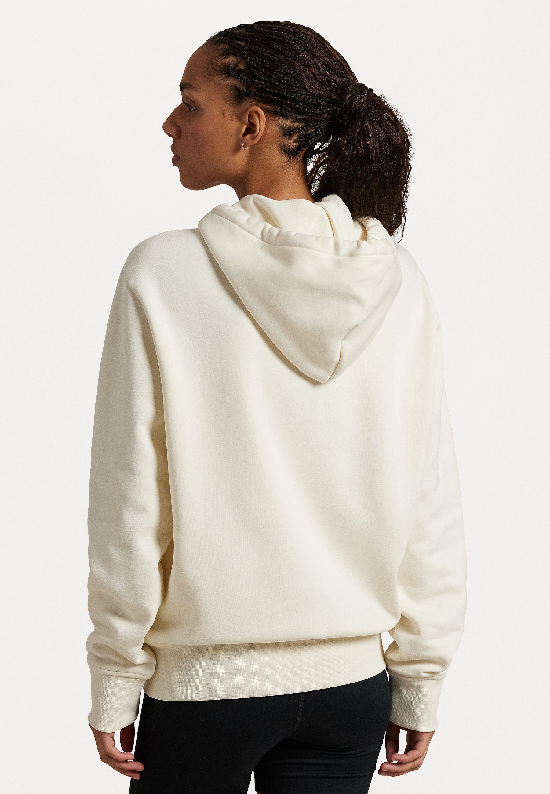 Polo Ralph Lauren POLO SPORT FLEECE FULL ZIP HOODIE - Sweater met rits -  clubhouse cream/crème - Zalando.nl