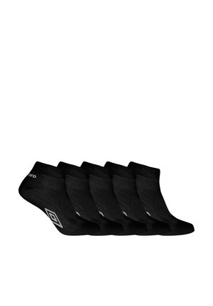 LOT DE 5 PAIRES QUARTER - Socquettes - noir