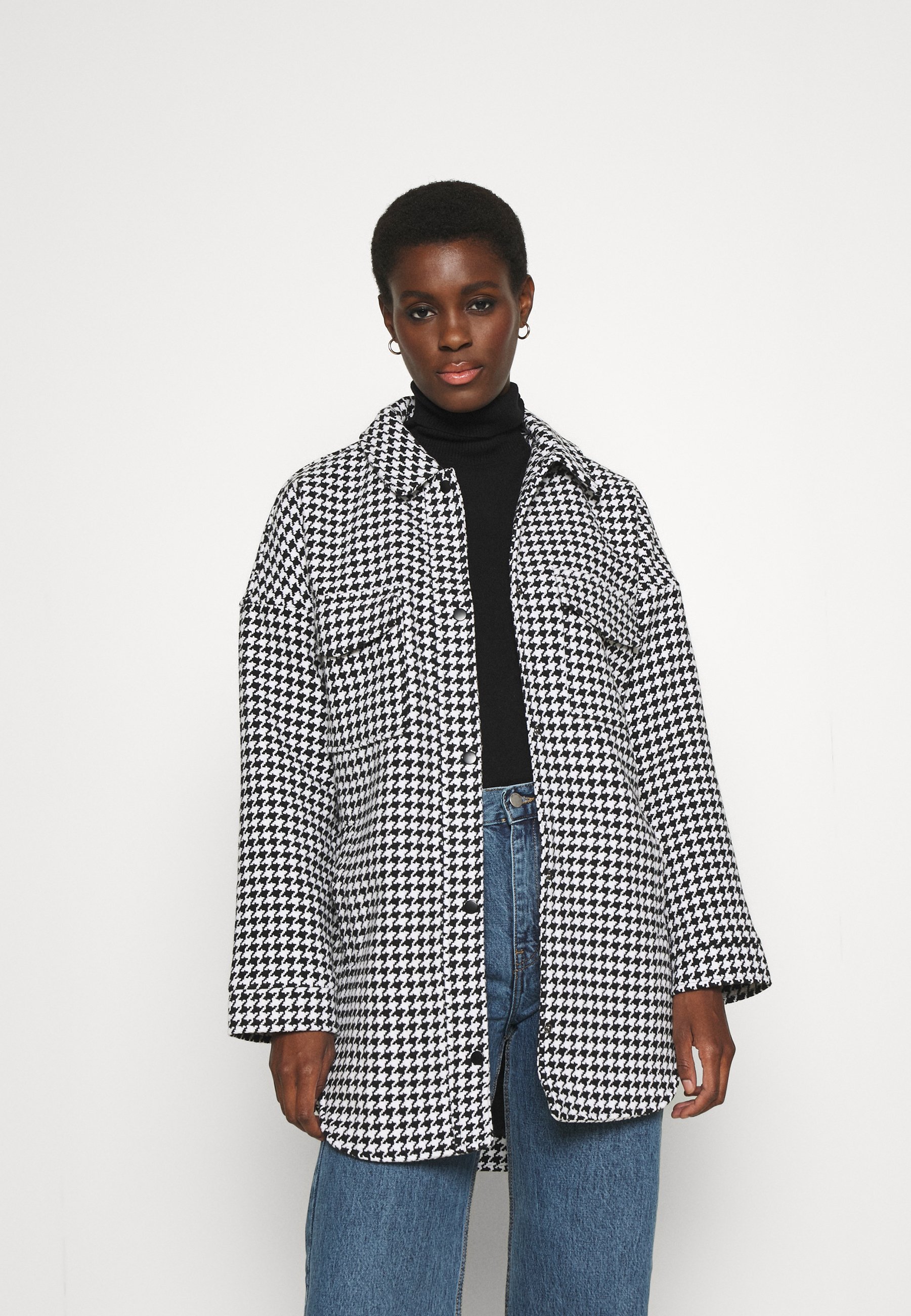 Missguided Tall HOUNDSTOOTH SHACKET 