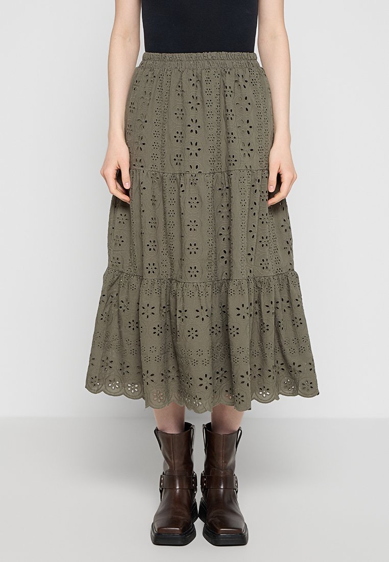 Apricot A-lijn rok kaki Apricot A-lijn rok kaki