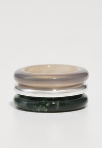 STONE TRILOGY STACK 3PACK - Žiedas - grey/green