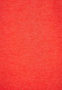 Červená látka s hladkou, rovnoměrnou texturou, s jednobarevným a jemným melírovaným vzorem. Vhodná pro oděvy nebo čalounění.