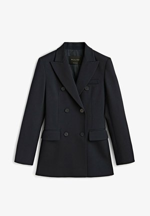 DOUBLE BREASTED - Short coat - dark blue