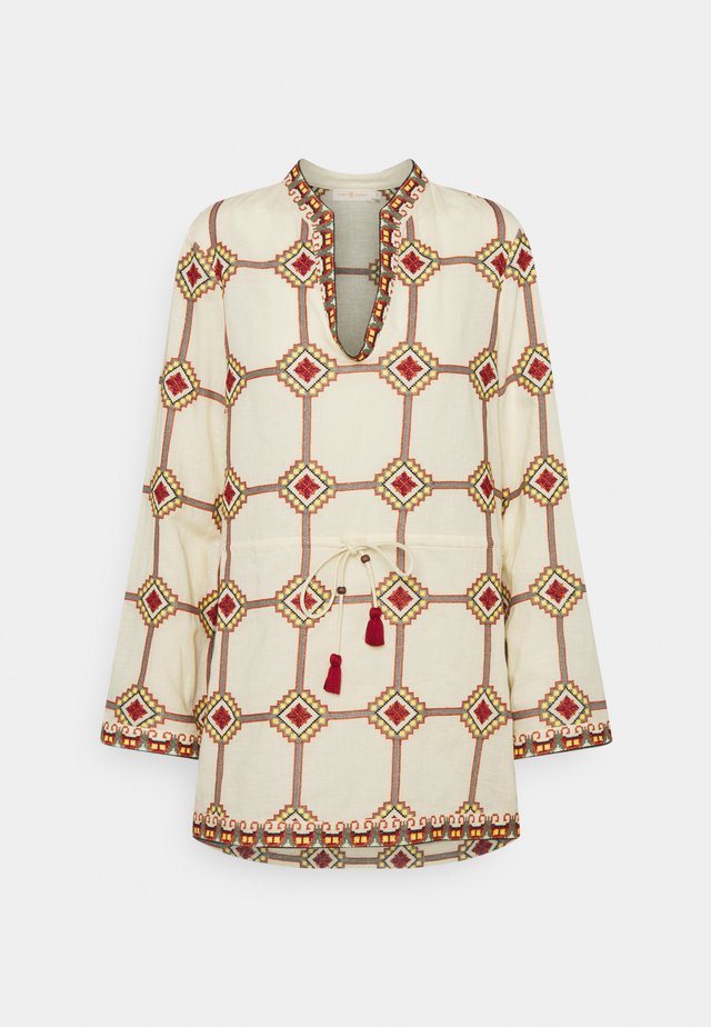 EMBROIDERED TUNIC - Tunika - geo print
