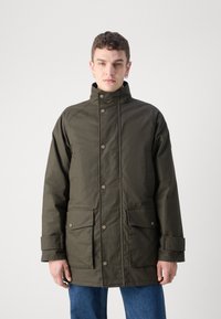 GANT DOUBLE DECKER - Korte frakker - dark sage