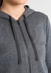 adidas Performance Felpa con zip - dark grey