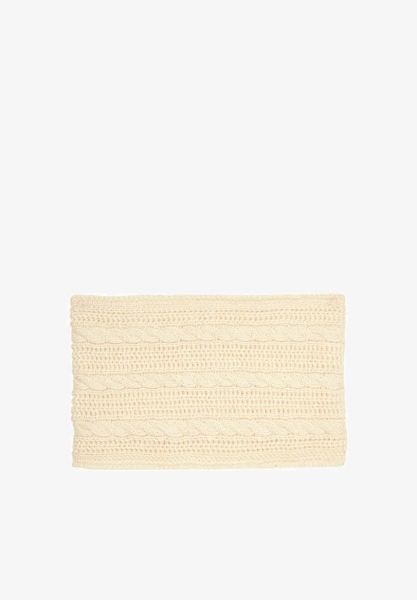 CABLE NECK COSY - REGULAR FIT - Schal - natural