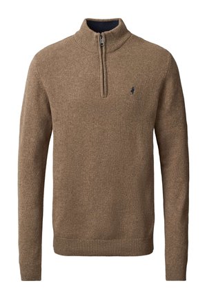 MCS, MCAXEL - Striktrøje - brown melange