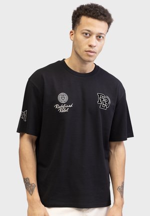 BANKS BOXY - T-shirt con stampa - black