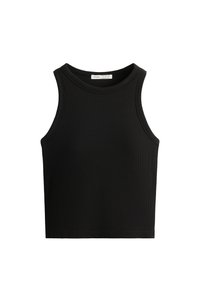 SOFT TOUCH RIB - Top - black