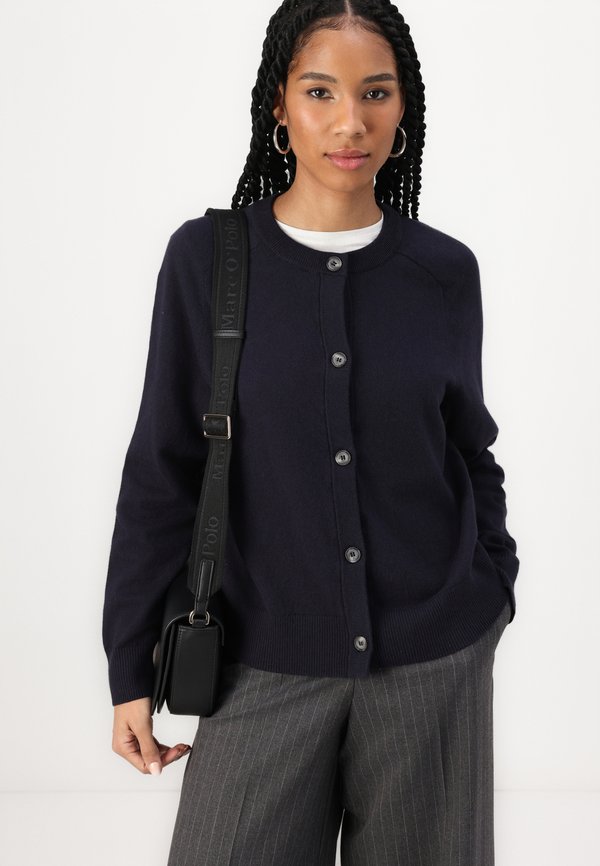 LONG SLEEVE ROUND NECK CARDIGAN - Cardigan3