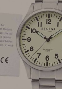 Regent Montre - silberfarben