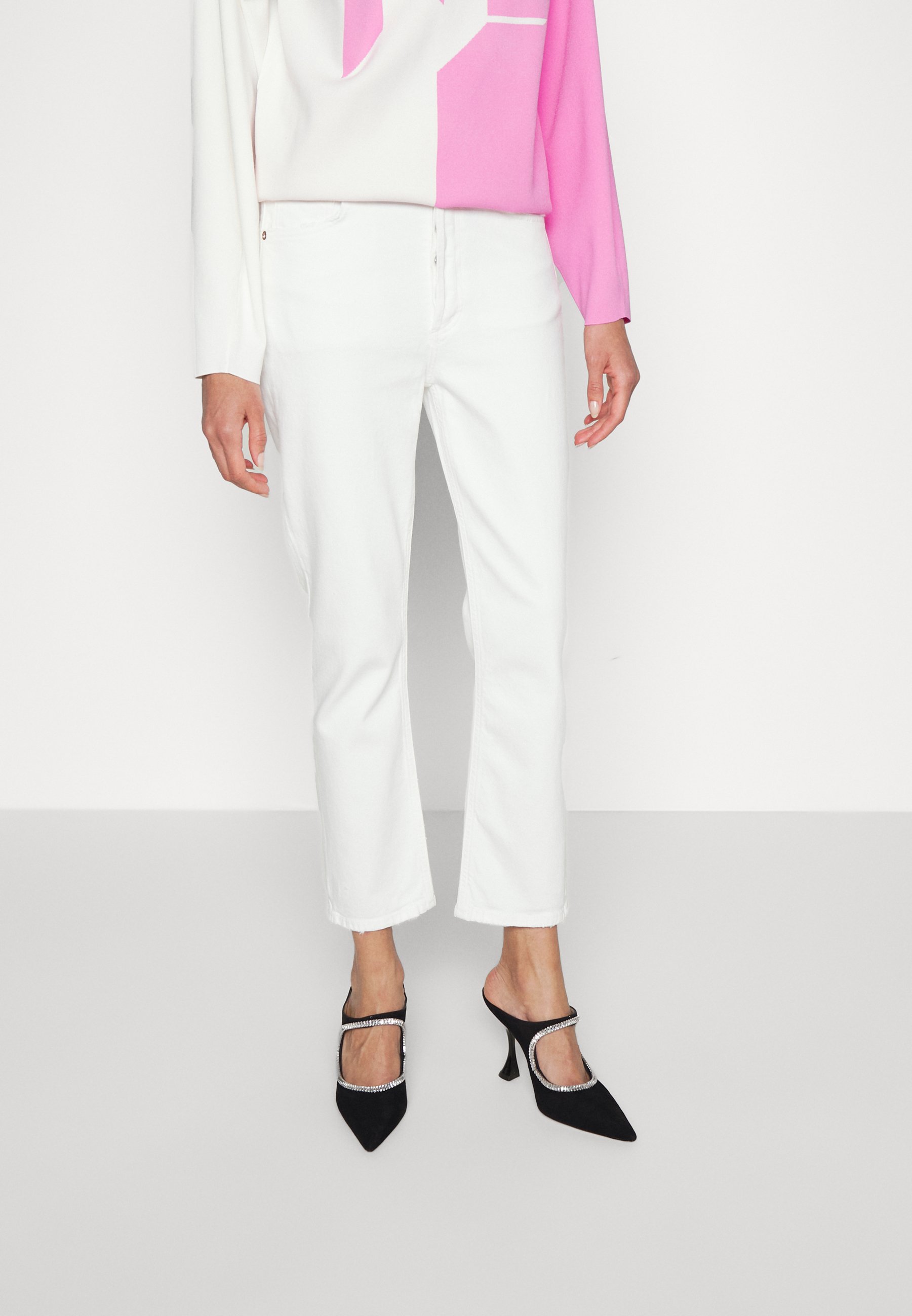 agolde riley jeans white