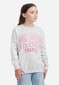 Abercrombie & Fitch I HEART PARIS CREW - Felpa - light grey heather