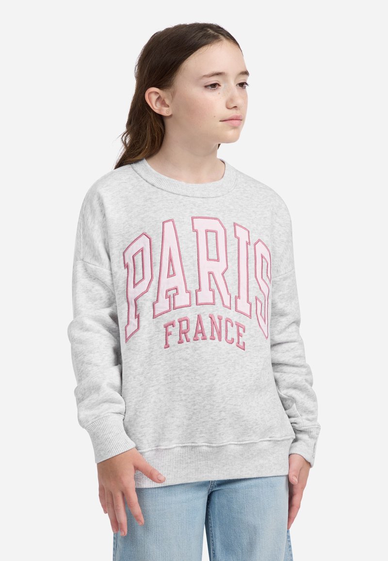 Abercrombie & Fitch I HEART PARIS CREW - Felpa - light grey heather