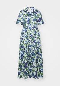 SHORT SLEEVE MIDI DRESS - Skjortekjole - white