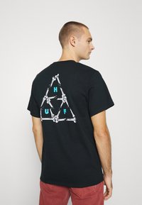 HUF BROKEN BONES TEE - T-shirt estampada - black