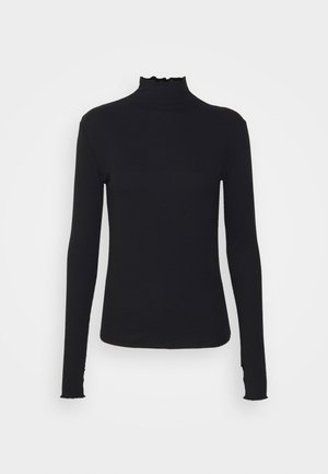 MOCK NECK - Pitkähihainen paita - black