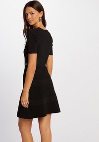 Morgan A-LINE MINI - Gebreide jurk - noir