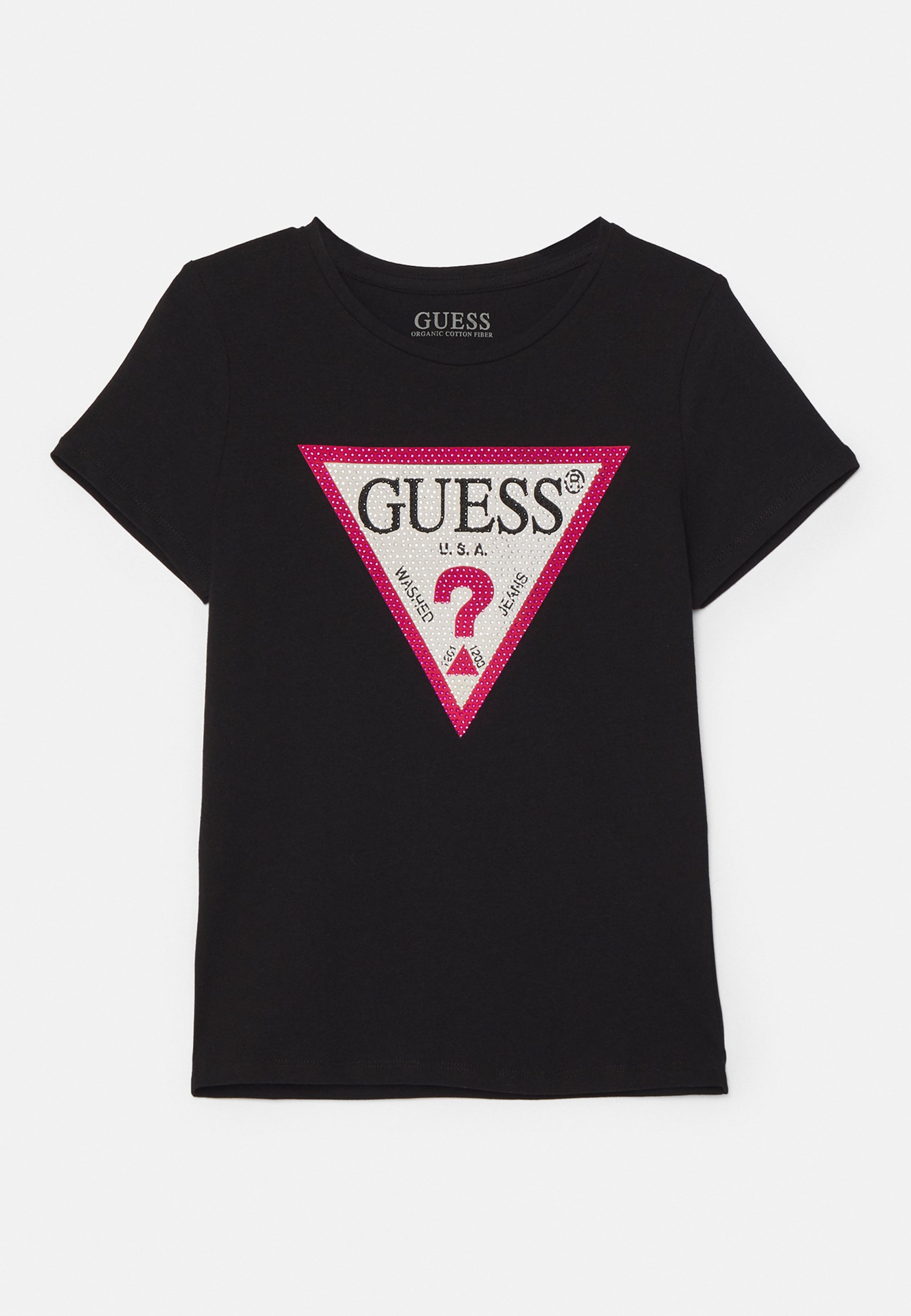 Marca Guess Original Camiseta Guess Negra Hombre Guess JUNIOR CORE
